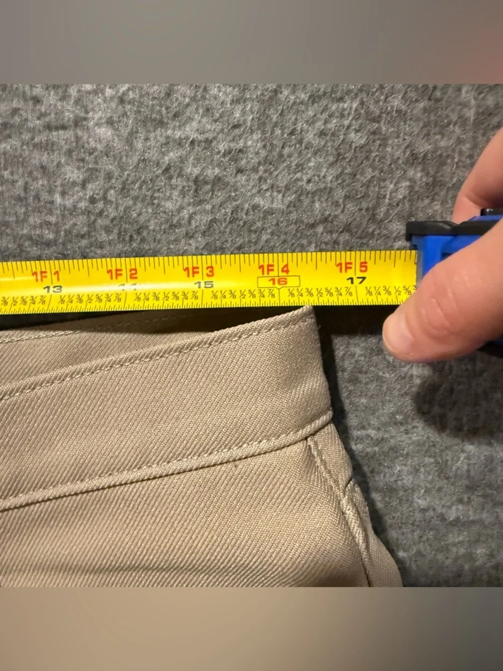 Levis 517 VTG Bootcut Polyester Pants Mens 34x32 tan brown (fit 33x31) comfort